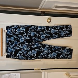 Roz & Ali pull-on ankle pants, sz 14